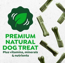 22Ct Greenies Natural Dog Dental Treats Freshens Breath Cleans Teeth Teenie Size