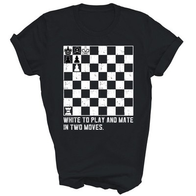 White To Play And Mate In Two Moves Chess Unisex T Shirt, Gift For Friends