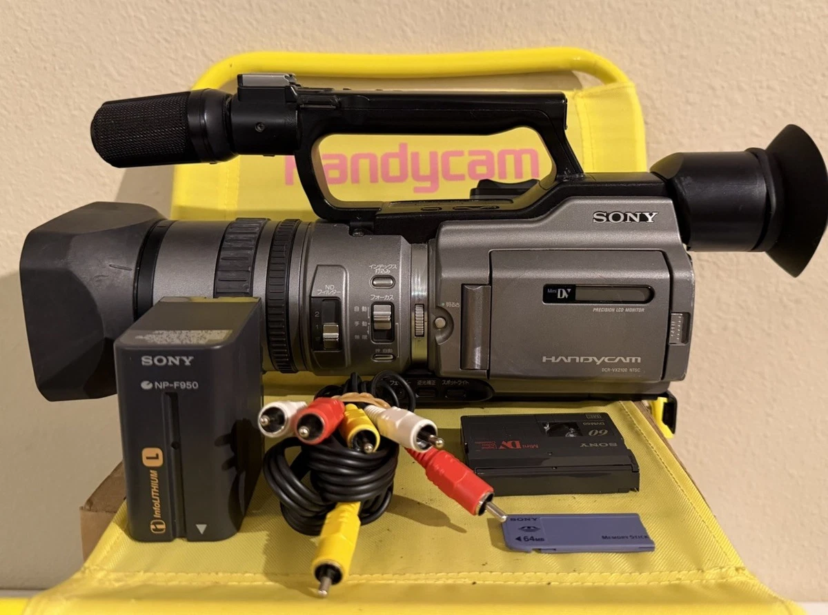 動作OK】付属品多数 SONY Handycam DCR-VX2100 動作OK】付属品多数