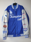 New Mlb Los Angeles Dodgers 7 X Champions real wool reversible jacket men's Xxl