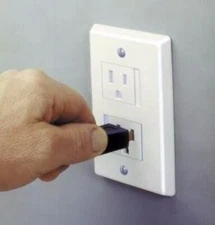 Mommys Helper Safe Plate Electrical Outlet Covers Decora Style (2 Screw) White