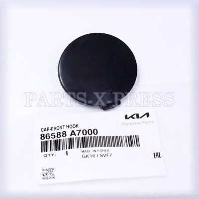 86588A7000 GENUINE OEM KIA FRONT BUMPER TOW HOOK EYE CAP COVER 2014 - 2016 FORTE