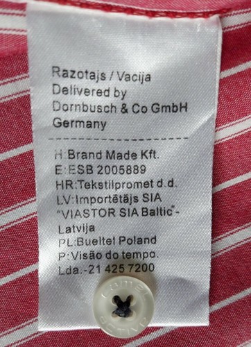 CAMEL ACTIVE STRIPED SHIRT EXTRA LARGE MENS MODERN FIT SHORT SLEEVE - Picture 7 of 11