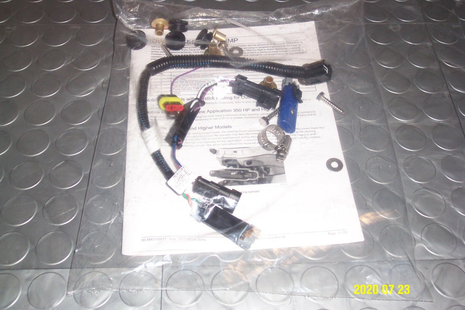 Mercury Quicksilver Verado Power Steering Pump Gen C Pump 8M0199048 SS