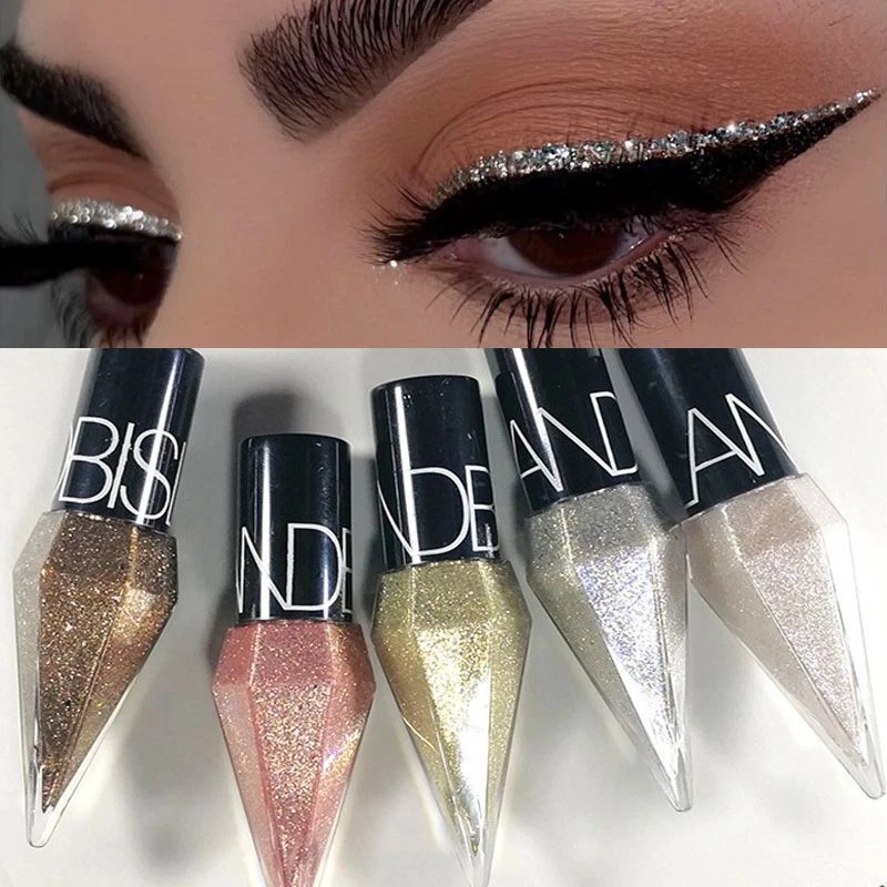Shiny 2024 silver eyeshadow