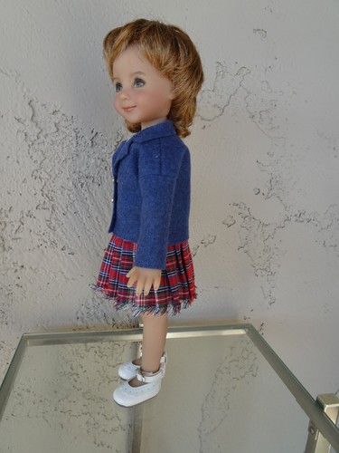 Plated skirt, jacket and top for Dianna Effner 13" Little Darling Doll - Picture 7 of 11