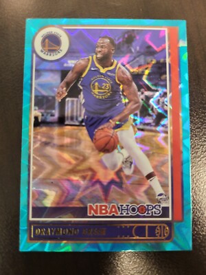 2021-22 Donruss Draymond Green AQUA Explosion FOIL card #28