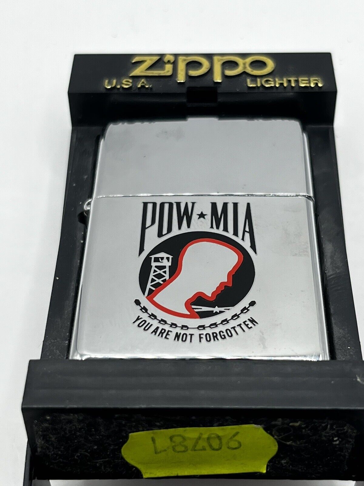1990 POW MIA Zippo Unfired In Plastic Box