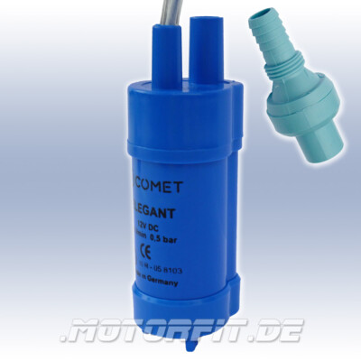 Comet Tauchpumpe - ELEGANT + Rückschlagventil 12V Trinkwasserpumpe Frischwasser