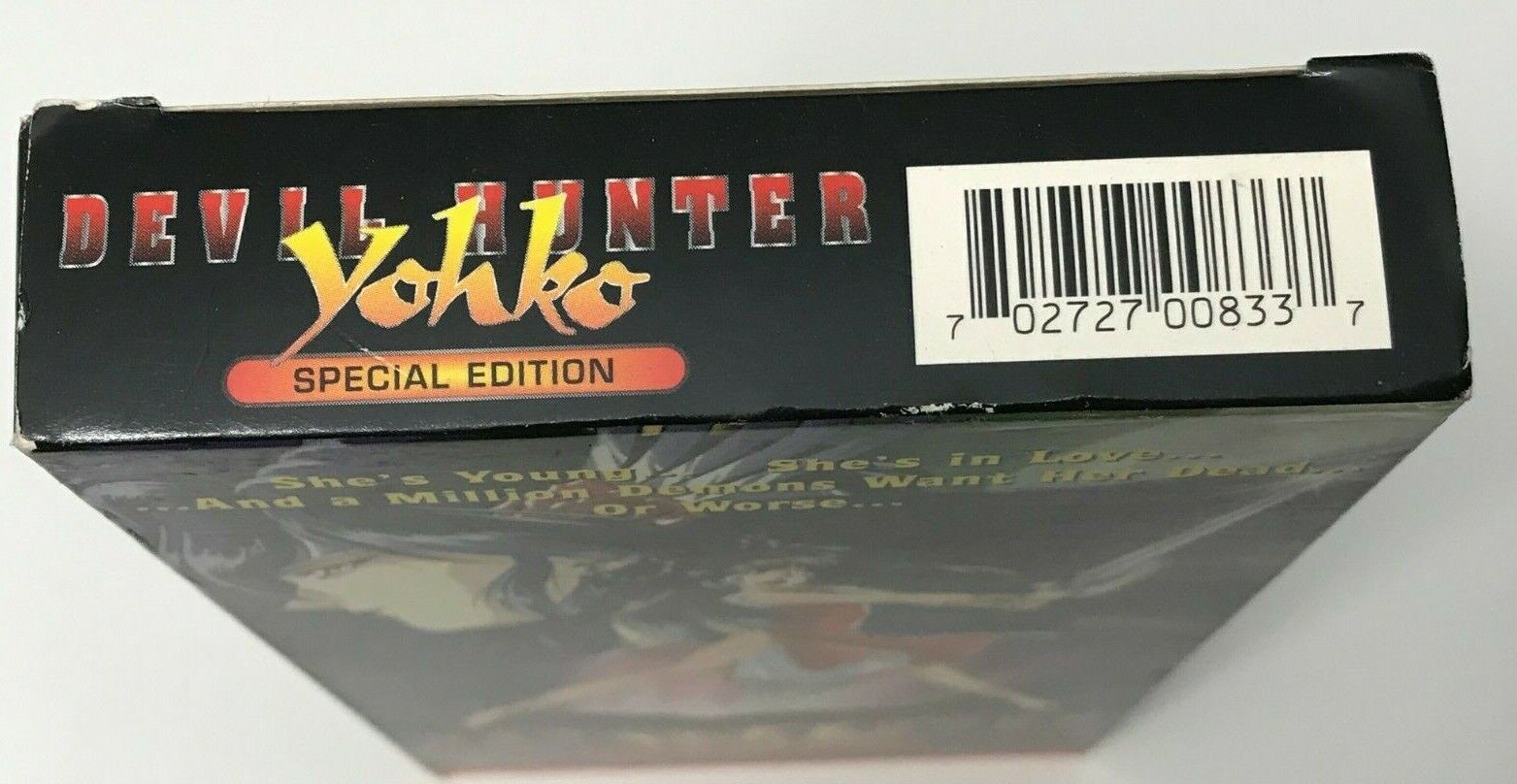 DEVIL HUNTER Yohko Special Edition English Dubbed VHS 1990 Anime Animation