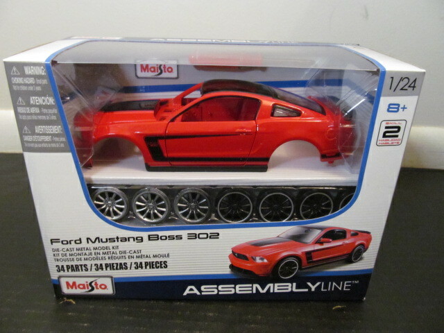 Maisto 1/24 Scale Ford Mustang Boss 302 Assembly Line Die