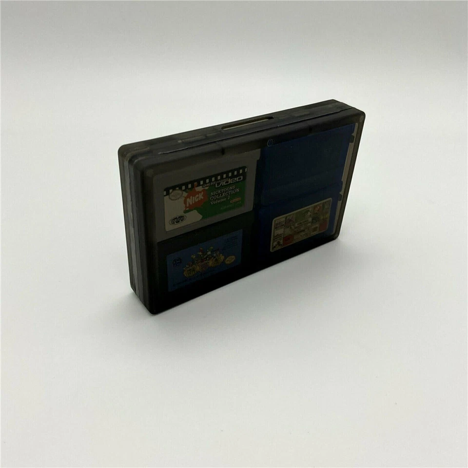 4in1 Large Storage Box Game Card Protective Case For GameBoy GBA GBASP Black - Image 3 of 3