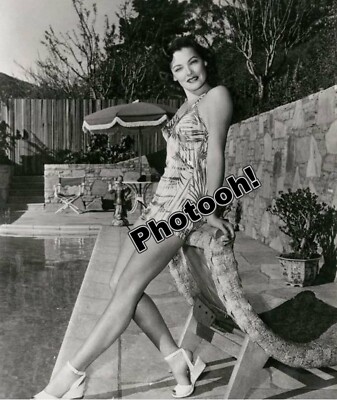GENE TIERNEY Erotic Nude VINTAGE Pinup Wall Art Naked Girl Nudes