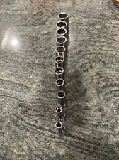 Snap On 211fssy semi deep sae 3/8 drive socket set 1/4-7/8”