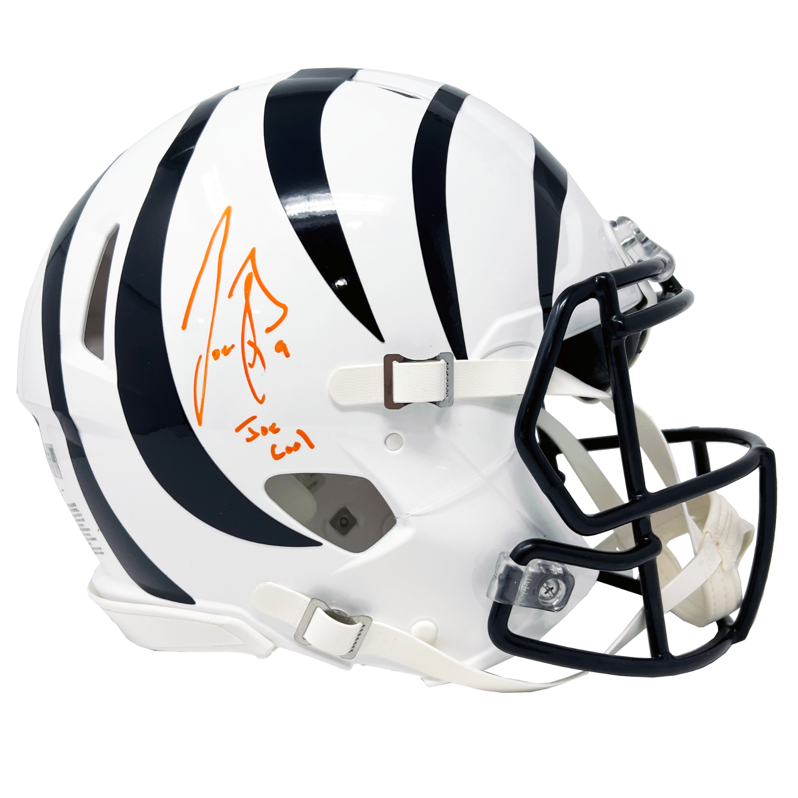 Joe Burrow Autographed Signed Cincinnati Bengals Bengals Joe Cool Riddell Alternate Authentic Helmet Fanatics 
