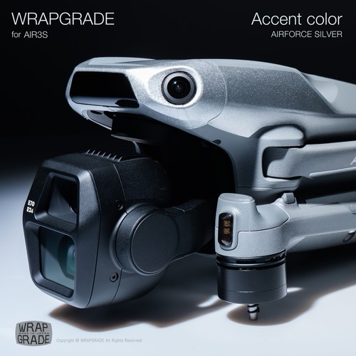 WRAPGRADE Skin Wrap for DJI Air 3S Drone Accessory / Accent Color - Picture 60 of 88