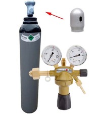 Stickstoff Nitrogen 8L  200Bar Gasflasche Schweißgas MIG/WIG Klimaanlage 50 Bar