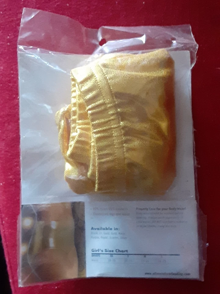 metalic briefs cheerleading  costume - Image 2 of 2