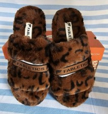 Fabletics - Slip On, Snug Strap Slipper, Leopard, Size 6 Brand New