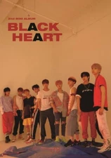 K-POP UNB 2nd Mini Album [BLACK HEART] BLACK Ver. CD+52p Photobook+2p Photocard