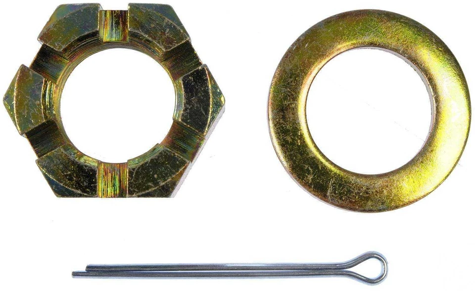 Spindle Lock Nut Kit fits 1979-1994 Subaru DL,GL Standard Brat  DORMAN - AUTOGRA - Image 2 of 2