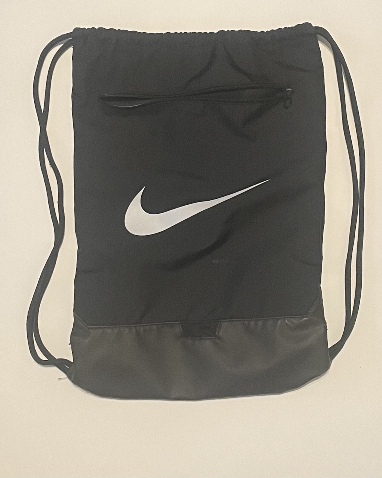 Nike Brasilia 9.5 Black Drawstring Gym Backpack Training Bag