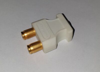 Lemo Brückenstecker CRF.0S mit Abgriff weiß