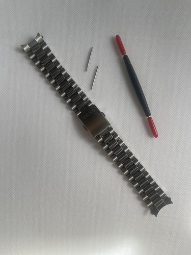 Seiko jubilee 20mm cinturino bracciale acciaio inox con anse curve AFFARE - Foto 4 di 8