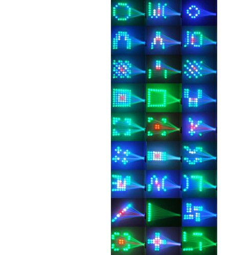 64 LED DJ Lights Disco Bar Stage Lights Airship Christmas Home KTV Xmas Wedding - Picture 5 of 7