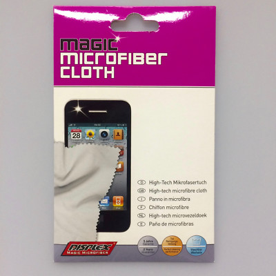 Displex Magic Microfiber Cloth Reinigungstuch weiss Mikrofasertuch DISPLEX