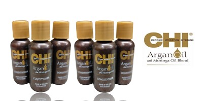 Chi Argan Oil Plus Moringa Oil 0.5oz New Sealed & Authentic LOT OF 6