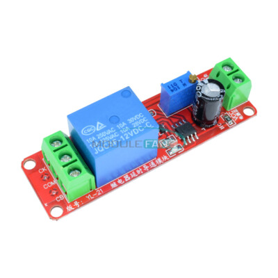 5PCS NE555 12V Delay Relay shield Timer Switch Adjustable Module 0~ 10s