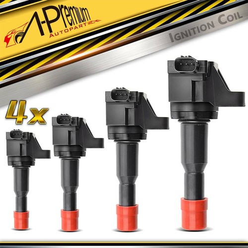 4x APremium Ignition Coils for Honda Jazz II 20022008 GD 1.5L L15A