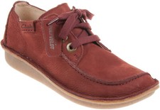 Clarks BNIB Ladies Shoes FUNNY DREAM Chestnut Nubuck UK 5 / EU 38