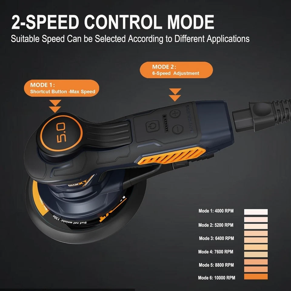 MAXXT Exzenterschleifer 5.0mm Exzentrizität - Bild 3 von 4