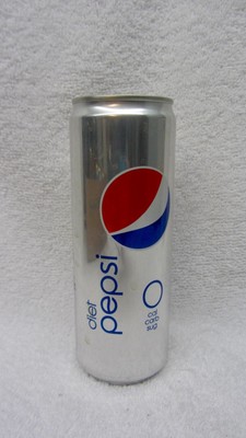 12 oz DIET PEPSI Tall Skinny Can Zero Carb sugar Calorie empty for collectors