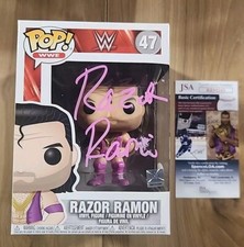 Razor Ramon Signed Autographed Funko Pop #47 COA JSA #RR94245