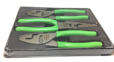 New Snap-on™ PL347ACFG Talon Grip™ Slip Joint Plier Set HJ47ACF