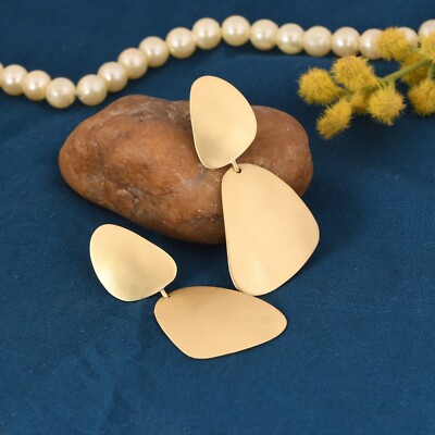 18k Gold Plated Unique Fashion Earrings Statement Jewelry Gift For  Girlfriend