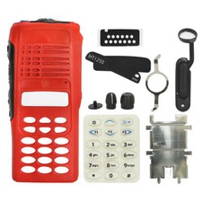 Red Full-keypad Replacement Housing Case Cover For HT1250 Radio Handheld