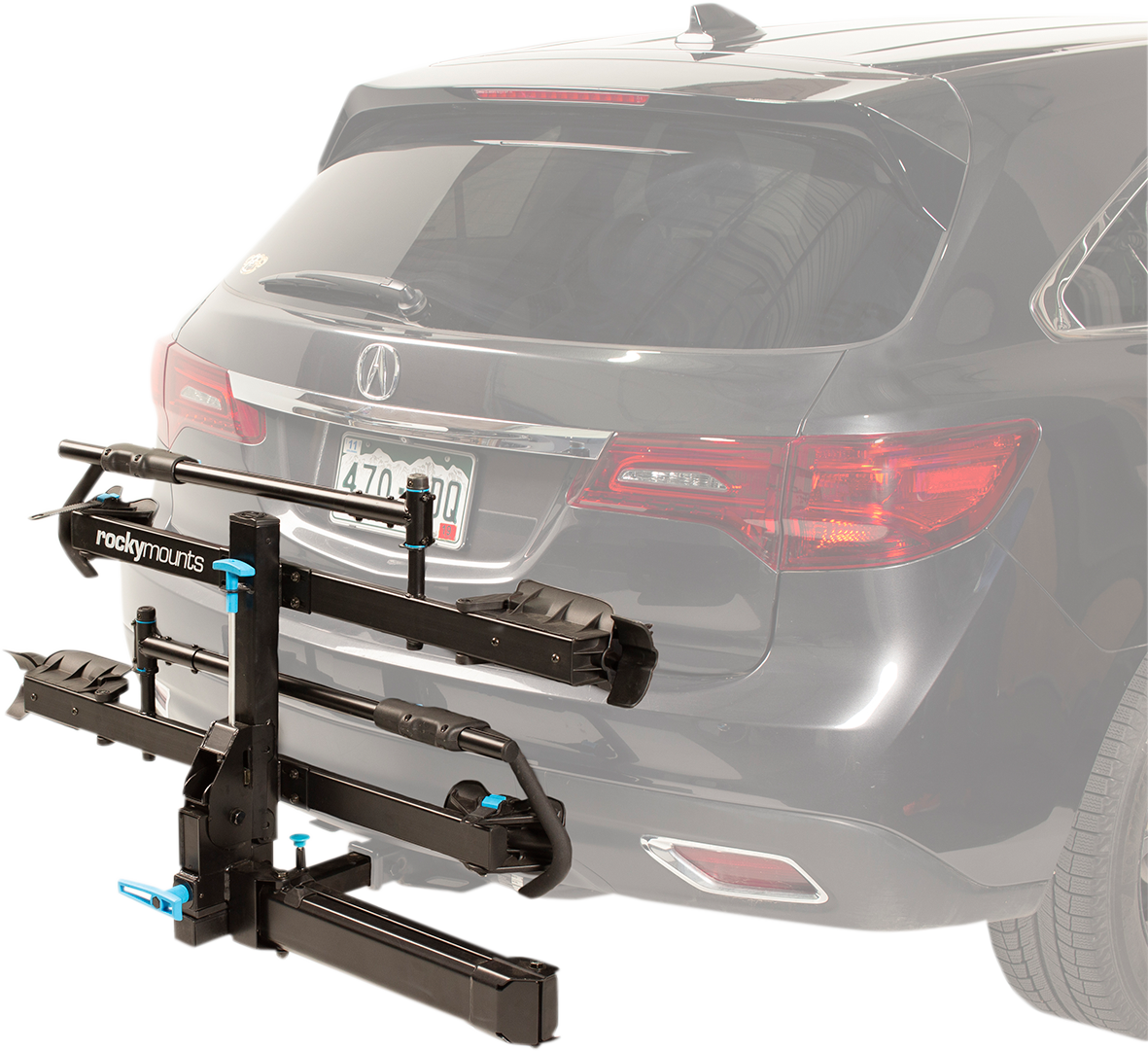 RockyMounts 10002 Backstage Swing Away HitchMounted Bike Rack 2" Mount