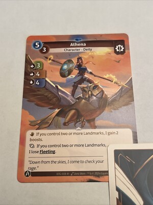 Altered TCG Single Card Axiom Rare Character Athena