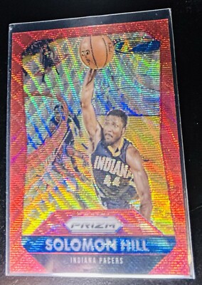 Solomon Hill 2015-16 Panini Prizm #42 Ruby Wave Prizm /350 Pacers