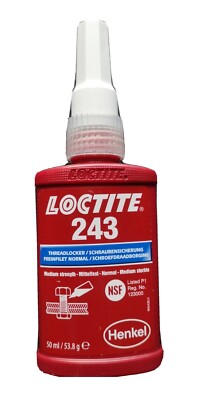 Loctite 243 50ml Schraubensicherung -mittelfest- NEU mit Rechnung -