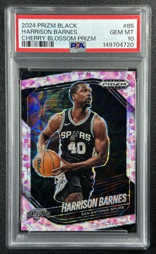 2024 Panini Prizm Black Basketball Cherry Blossom Harrison Barnes #85