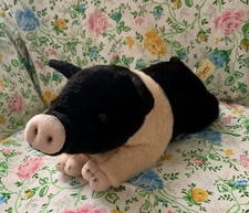 Aurora Miyoni - 12" Hampshire Pig 26375 Plush Stuffed Animal Toy READ 
