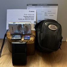 Canon PowerShot ELPH 180 Digital Camera 20.0MP digicam 8x Optical Zoom-MINT cond