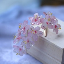 Peach Blossom Hair Clip Chinese Style Side Clip Hair Accessory 1pc