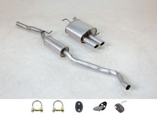 KLARIUS Auspuff SET NEU für Audi A4 B8 2.0TDI +quattro+Avant Mitteltopf +Endtopf