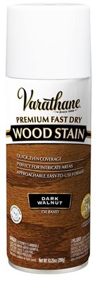 Premium Fast Dry Wood Stain Spray, 10.25 oz, Dark Walnut